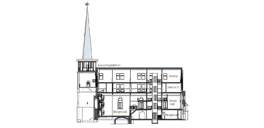 Projektskizze Obergeschoss